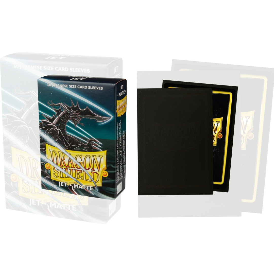 Dragon Shield - Japanese Size - Jet Matte (60 sleeves)