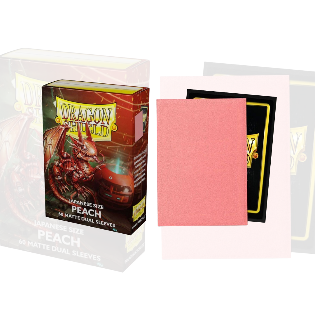 Dragon Shield - Japanese Size - Peach (60 sleeves)