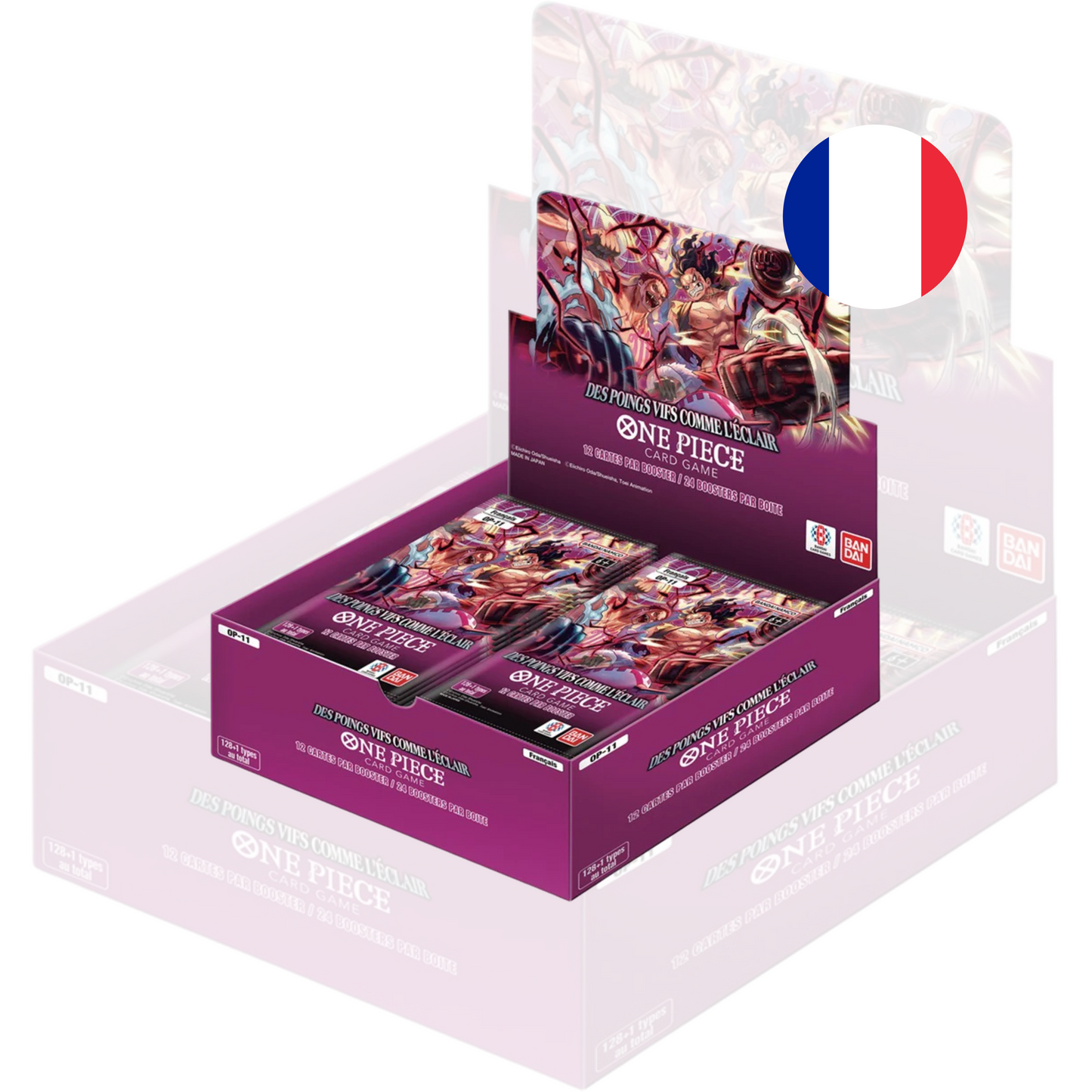 One Piece - OP11 Des poings vifs comme l'éclair - Boite 24 boosters (FR)