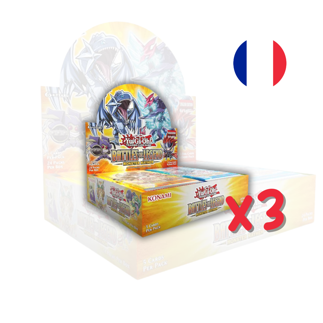 PRECOMMANDES - X3 Display Batailles de Légende : Chaos Monstrueux (BLMM) - Yu-Gi-Oh! - Fr (Copie)