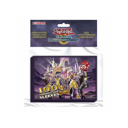 Paquet de 100 sleeves Yu-Gi-Oh! Grandopolis, The Eternal Golden City