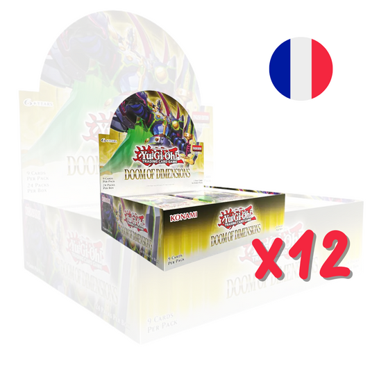 PRECOMMANDE - 12 Display de 24 Boosters - Le Désastre des Dimensions - Yu-Gi-Oh! - DOOD - FR