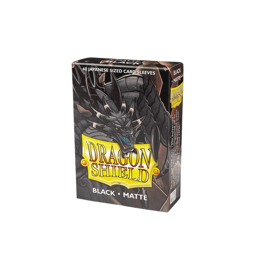 Dragon Shield - Japanese Size - Black Matte (60 sleeves)