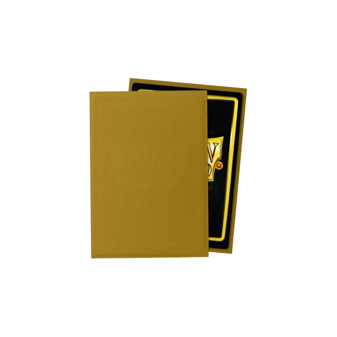 Dragon Shield - Japanese Size - Gold Matte (60 sleeves)