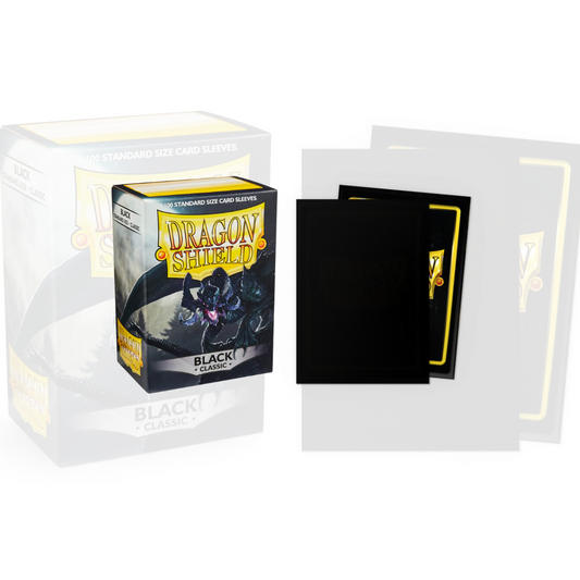 Dragon Shield - Standard - Black Classic (100 sleeves)