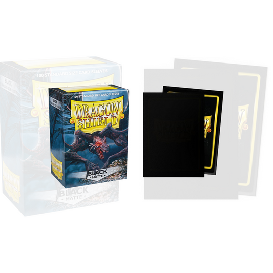 Dragon Shield - Standard - Black Matte (100 sleeves)