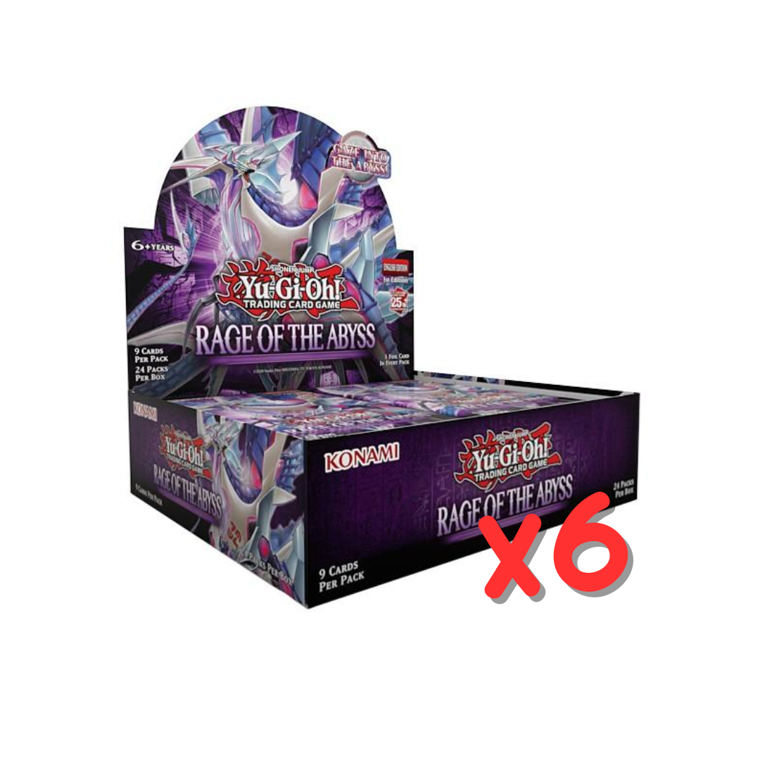 6 Boites Rage des Abysses de 24 boosters (ROTA) Yu-Gi-Oh