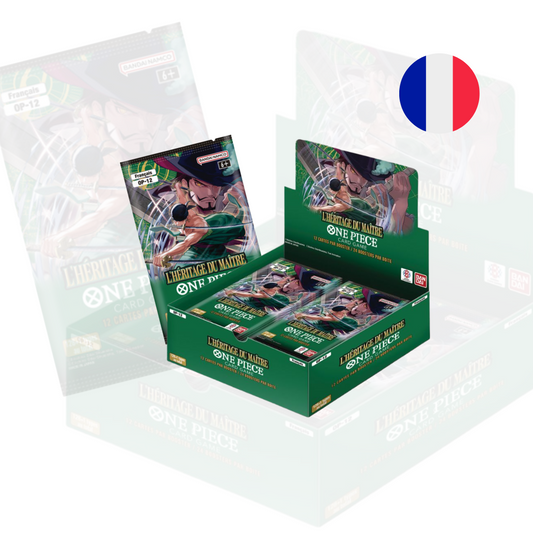 PRECOMMANDE - One Piece - OP12 L'héritage du Maître - Boite 24 boosters - FR